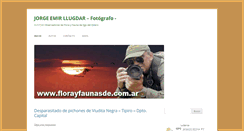 Desktop Screenshot of florayfaunasde.com.ar